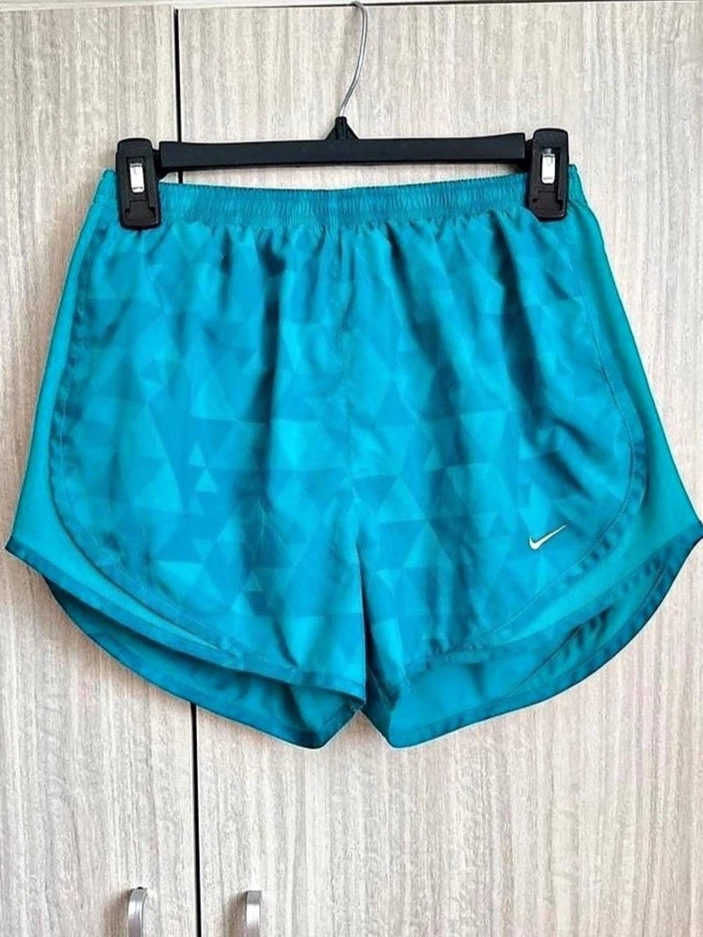 Nike Dri-FIT Geometric Running Shorts Blue